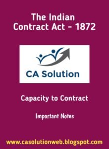 capacity to contract notes pdf